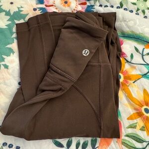 Lululemon Brown flare Leggings